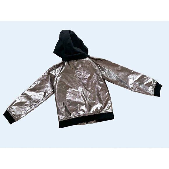 APPAMAN Lower East Side Kids Youth Metallic Hoodie Jacket Sz 7 - Picture 5 of 6